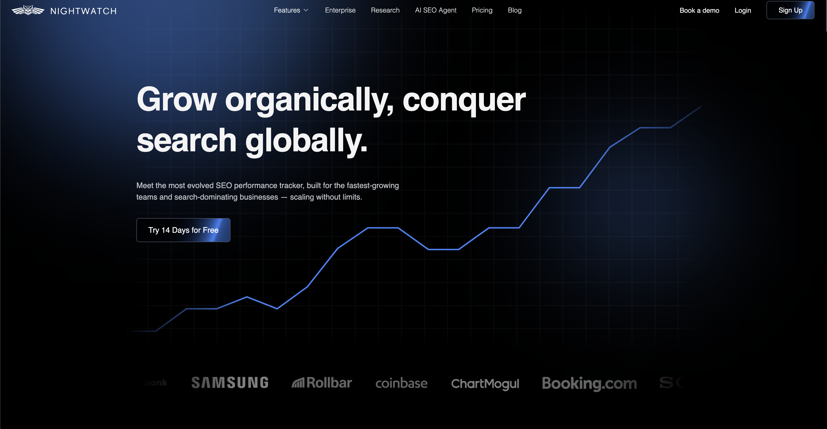 Nightwatch - Landing page